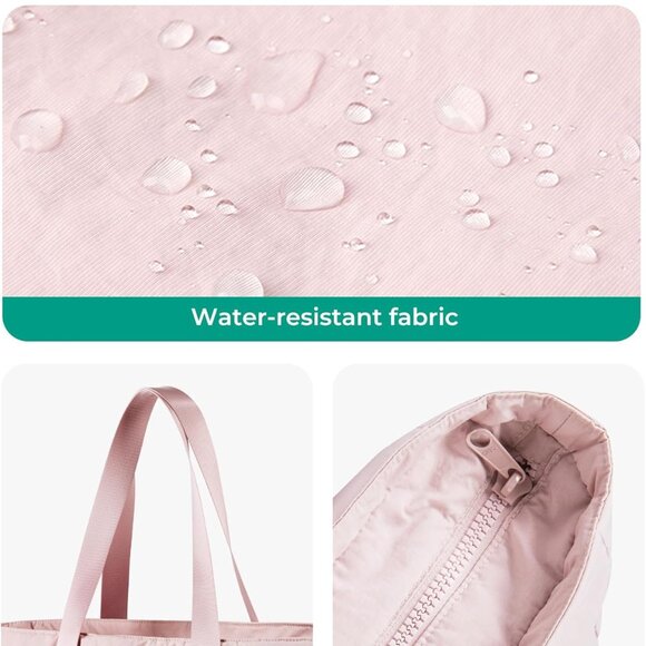 Tote Bag for Women with Zipper, Gym tote with Compartments, Work Tote Nurse Danc - Picture 6 of 7